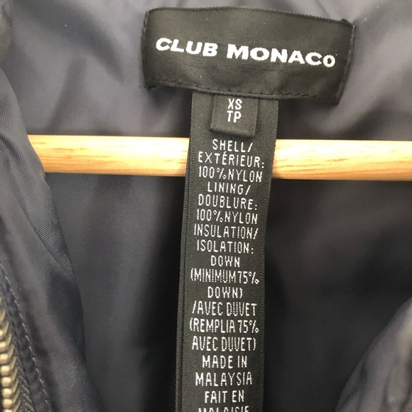 Club Monaco blue-Grey Down Puffer - Picture 2 of 4